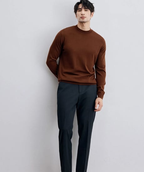 high neck sweater wool 100％ /7color　SH2316