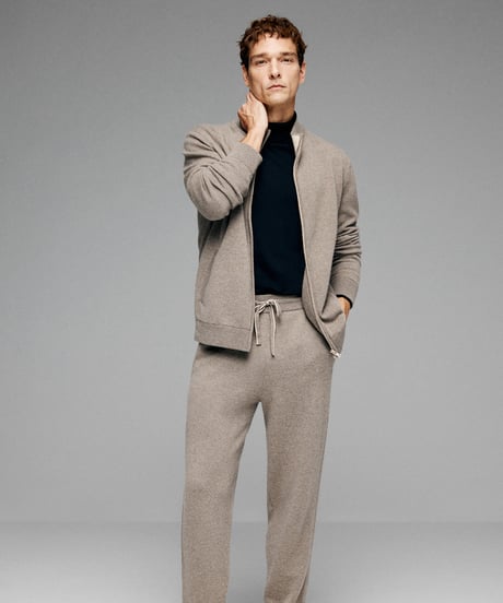 knit cardigan jacket cashmere /2color　SH2603