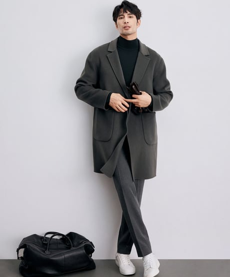 handmade coat wool 100% /2color　SH2361