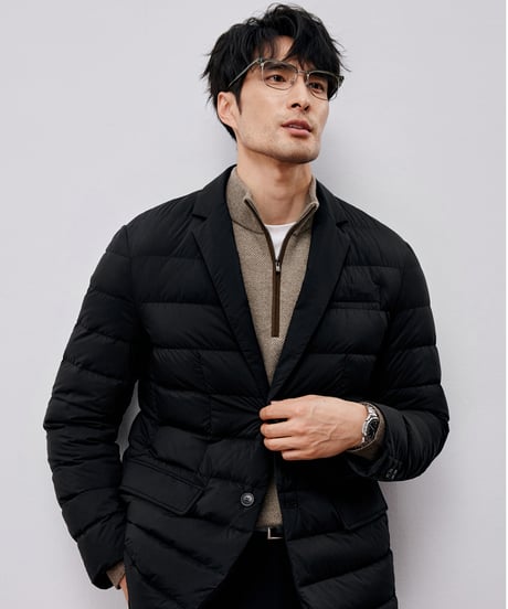 down jacket leather suit　SH2591