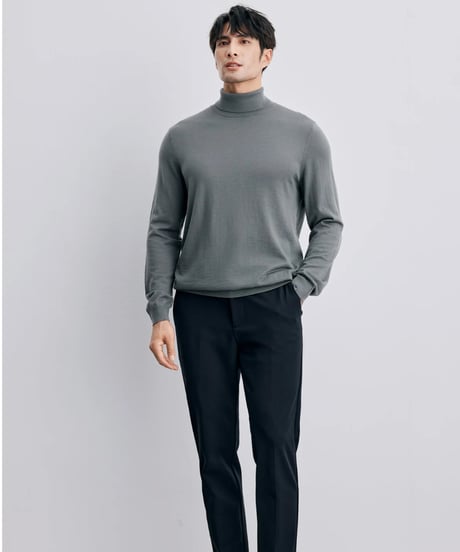 modal wool stretch slim pants /2color　SH2334