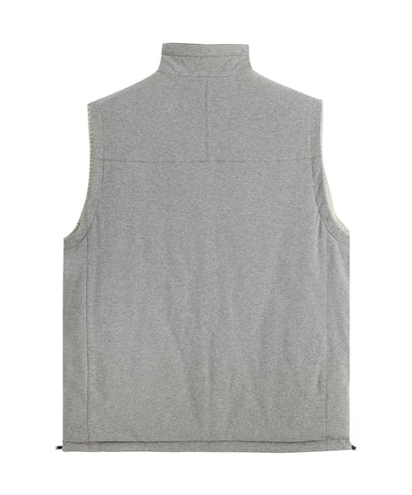 reversible stand collar vest jacket /3color　SH2261