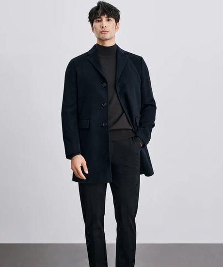 middle coat cashmere 100%　SH2413