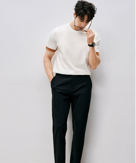 pima cotton basic t-shirt /4color　SH2531