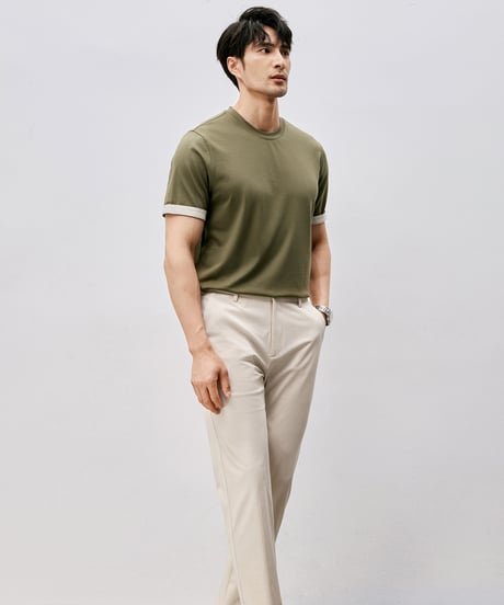 pima cotton basic t-shirt /4color　SH2531