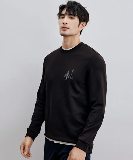 modal cotton round neck shirt /3color　SH2315