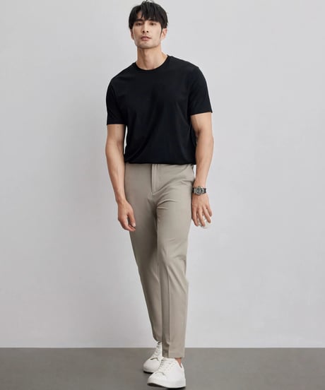 mulberry silk stretch casual pants /2color　SH2076