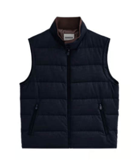 down jacket vest wool white goose /2color　SH2621