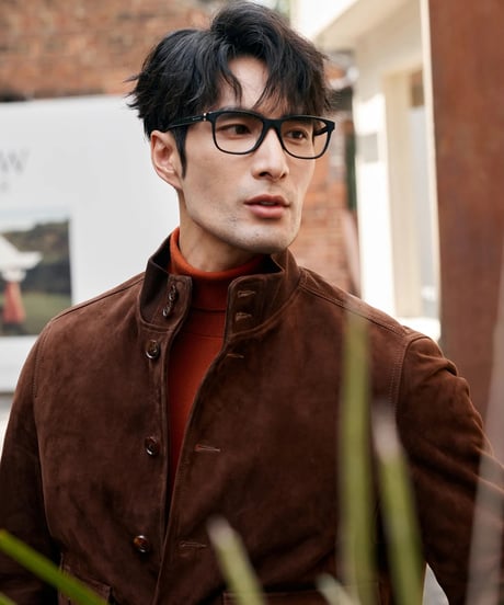 suede leather jacket lamb leather 100%　SH2394
