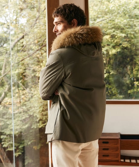 down jacket parka white goose /2color　SH2692