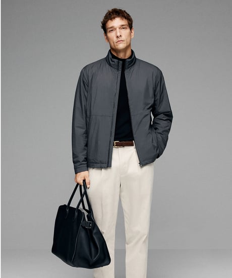casual pants single pleat straight /2color　SH2606