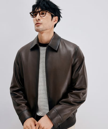 sheep leather jacket /2color　SH2677