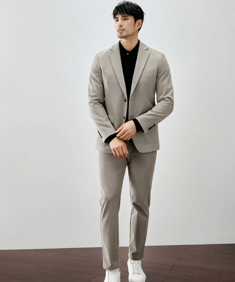 corduroy slim casual jacket /2color　SH2271