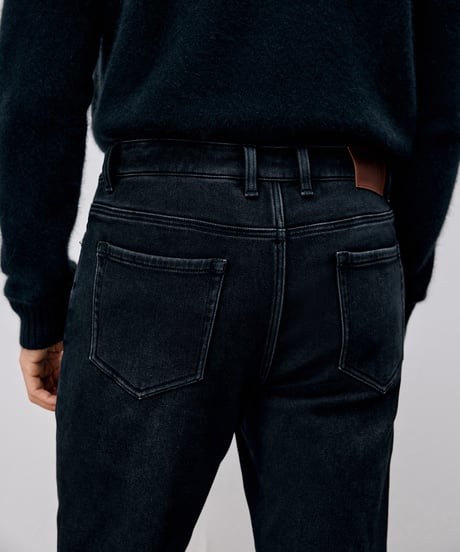 denim pants stretch slim straight fit　SH2579