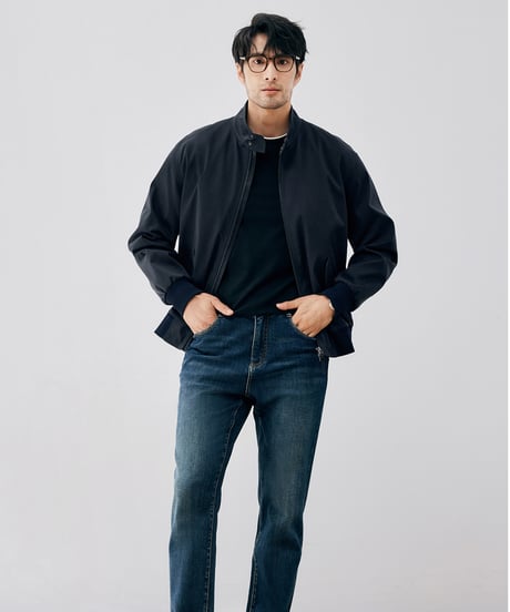jacket with stand-up collar /2color　SH2672
