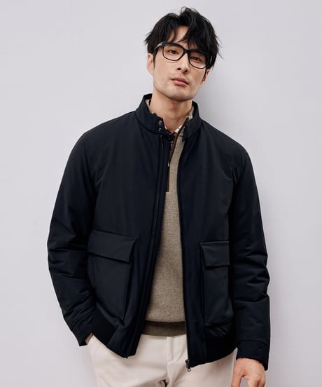 cotton stand-up collar jacket /2color　SH2582