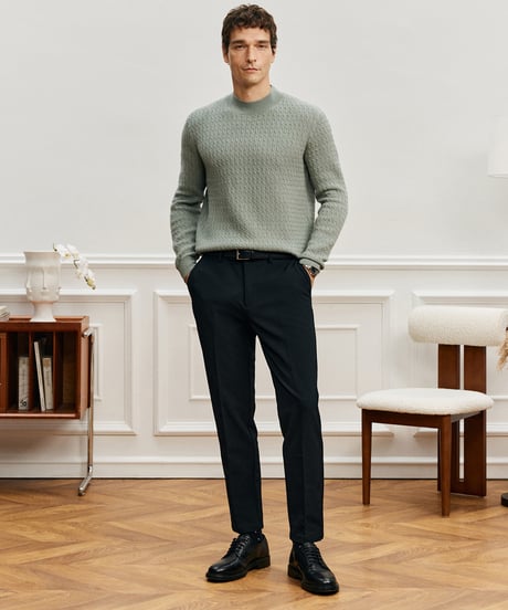 long pants slim straight casual /2color　SH2577