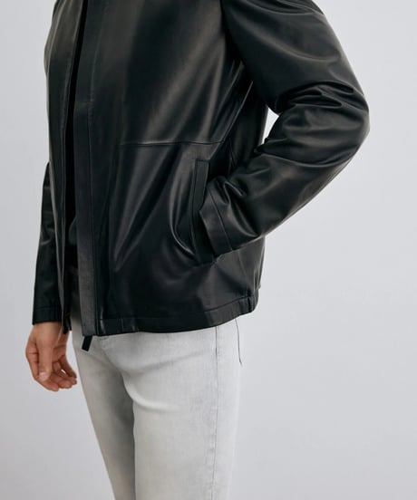 jacket mouton leather 100%　SH2012