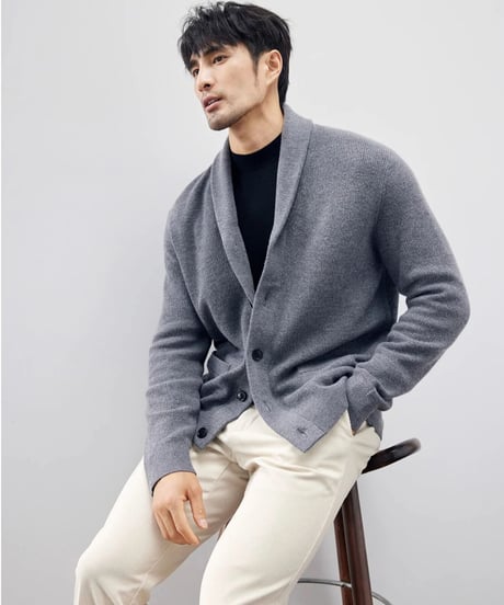 wool knit cardigan /2color　SH2249