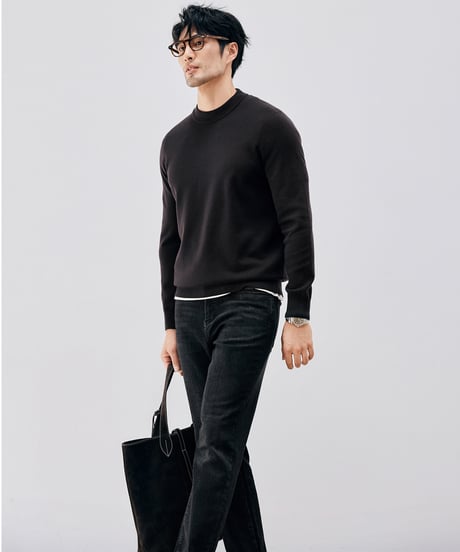 half turtleneck sweater /4color　SH2656