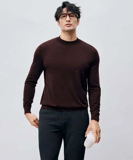 turtleneck sweater wool 100% /3color　SH2428