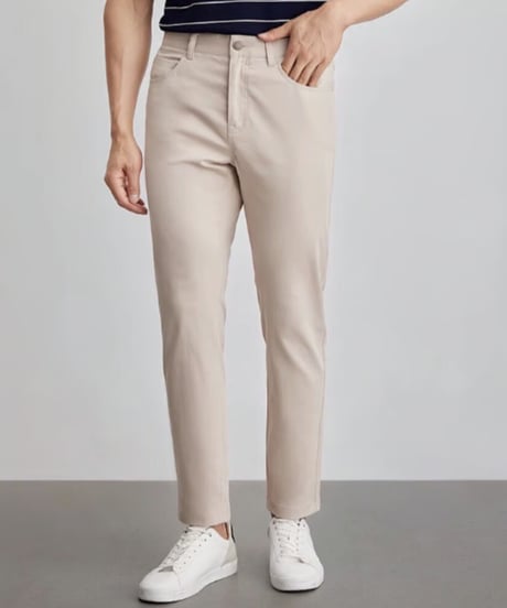 linen ankle pants /2color　SH2070