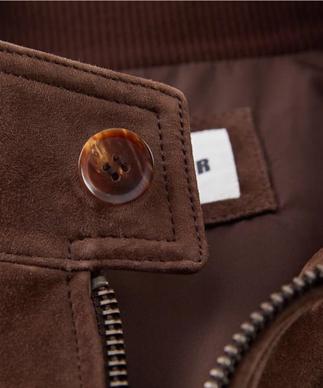Harrington jacket sheepskin leather /2color　SH2254