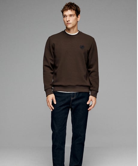 round neck sweatshirt /2color　SH2652