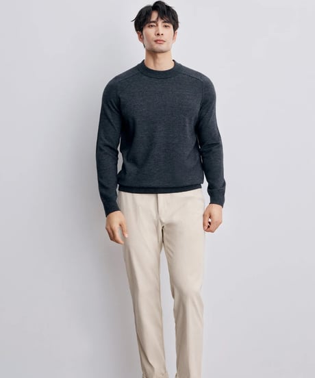 wool round neck sweater /3color　SH2348