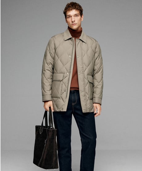white goose down down jacket /2color　SH2627