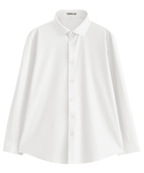 high stretch cotton shirt /2color　SH2668