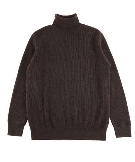 yak slim high neck sweater /2color　SH2214
