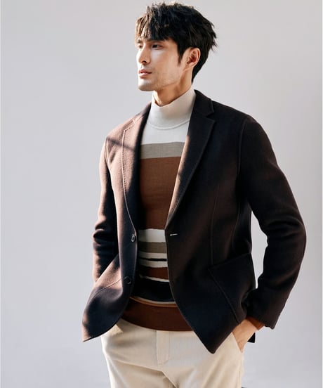 cashmere wool casual jacket /2color　SH2368