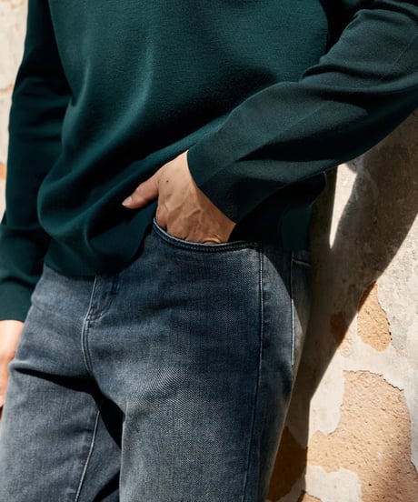 merino wool turtleneck sweater /4color　SH2386