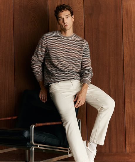 round neck wool cashmere sweater　SH2593