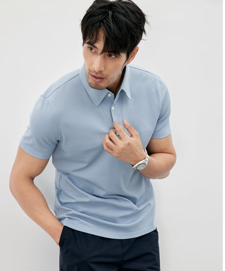 polo shirt Pima cotton 100% /2color　SH2521