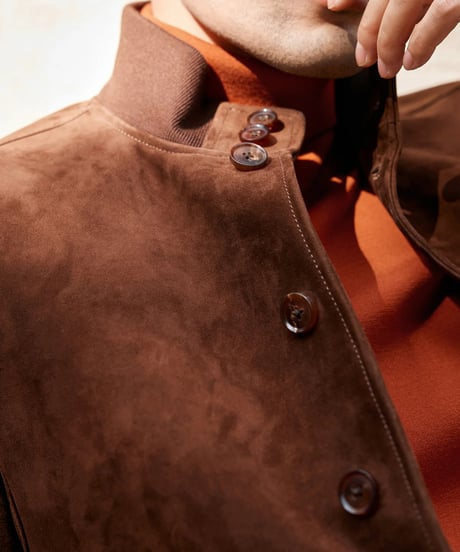 suede leather jacket lamb leather 100%　SH2394