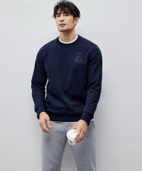 round neck sweatshirt /2color　SH2149