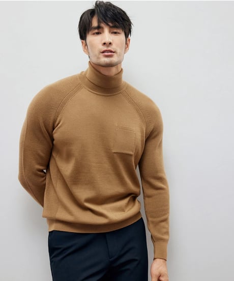 turtleneck wool sweater /2color　SH2179