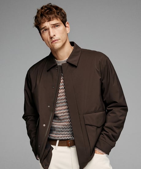 short lapel coat jacket /2color　SH2605