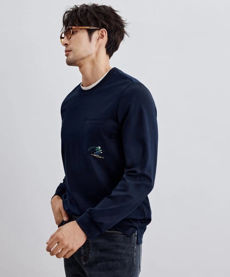 casual cotton t shirt /2color　SH2298