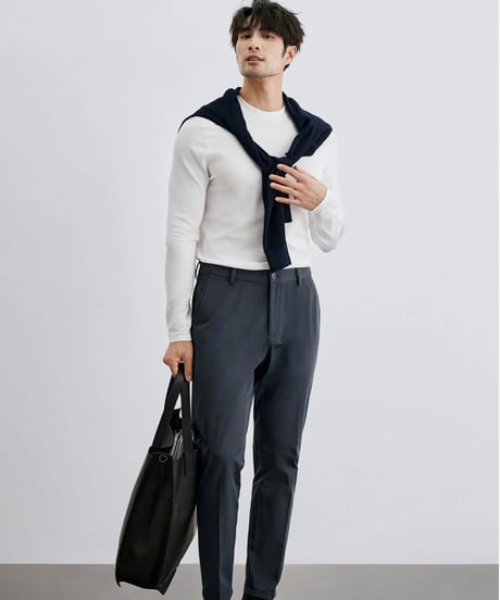 tapered stretch pants /2color　SH2003