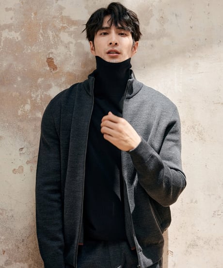 wool turtleneck sweater 100％ /4color　SH2347