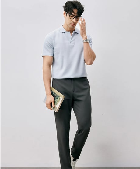 stretch elastic waist pants /2color　SH2496