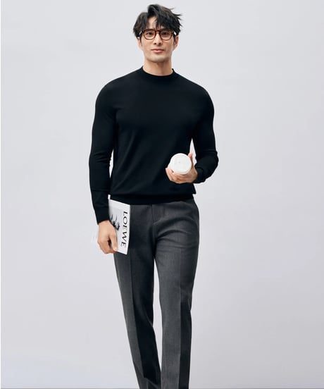 turtleneck sweater wool 100% /3color　SH2428