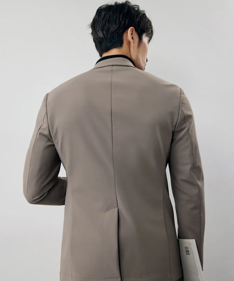 stretch slim single jacket /2color　SH2238