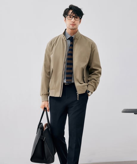 jacket with stand-up collar /2color　SH2672