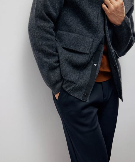 cashmere wool knit jacket　SH2212
