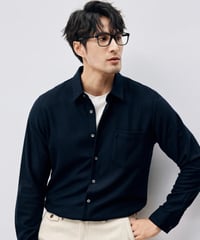 knit wool casual shirt　SH2430