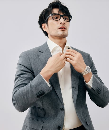 high stretch cotton shirt /2color　SH2668